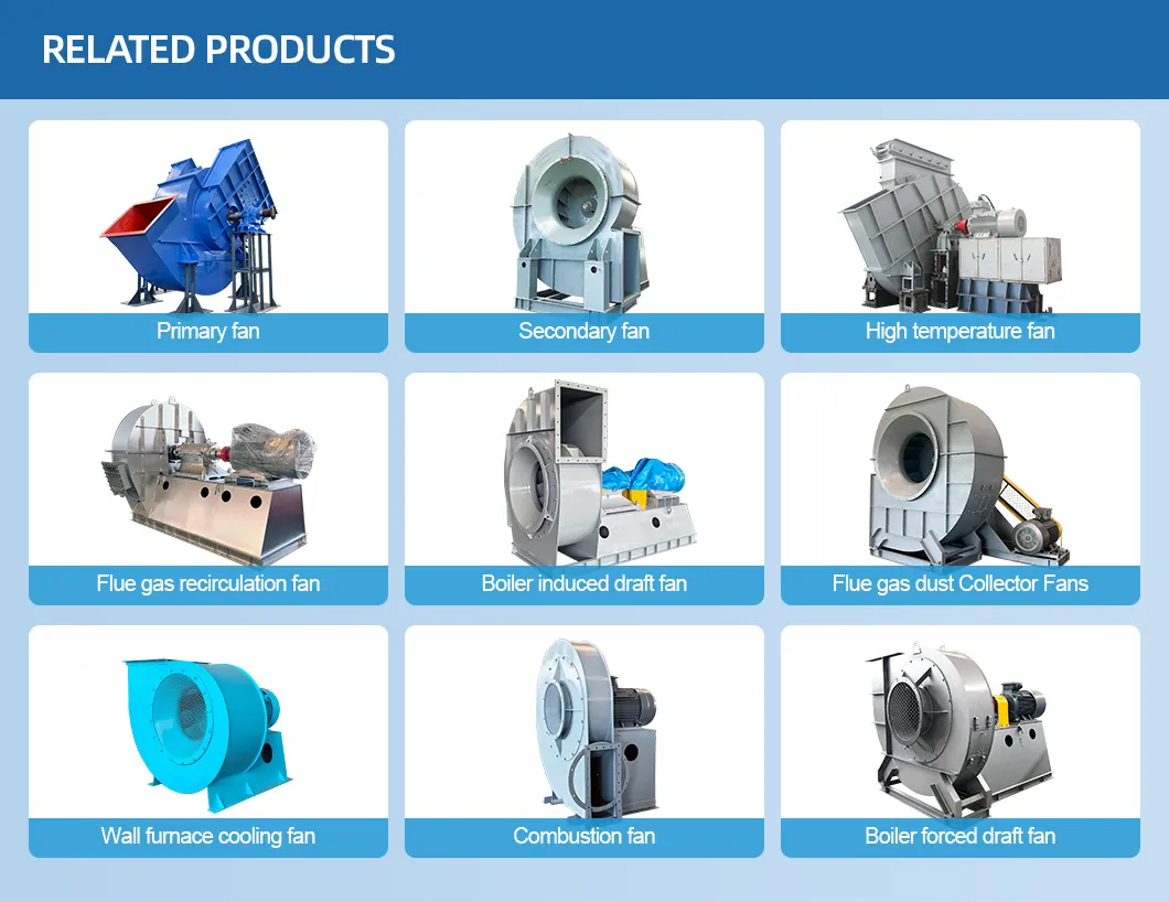 Material de sopro de ventilador centrífugo de 45 kW que transporta grande volume de ar baixa pressão 3