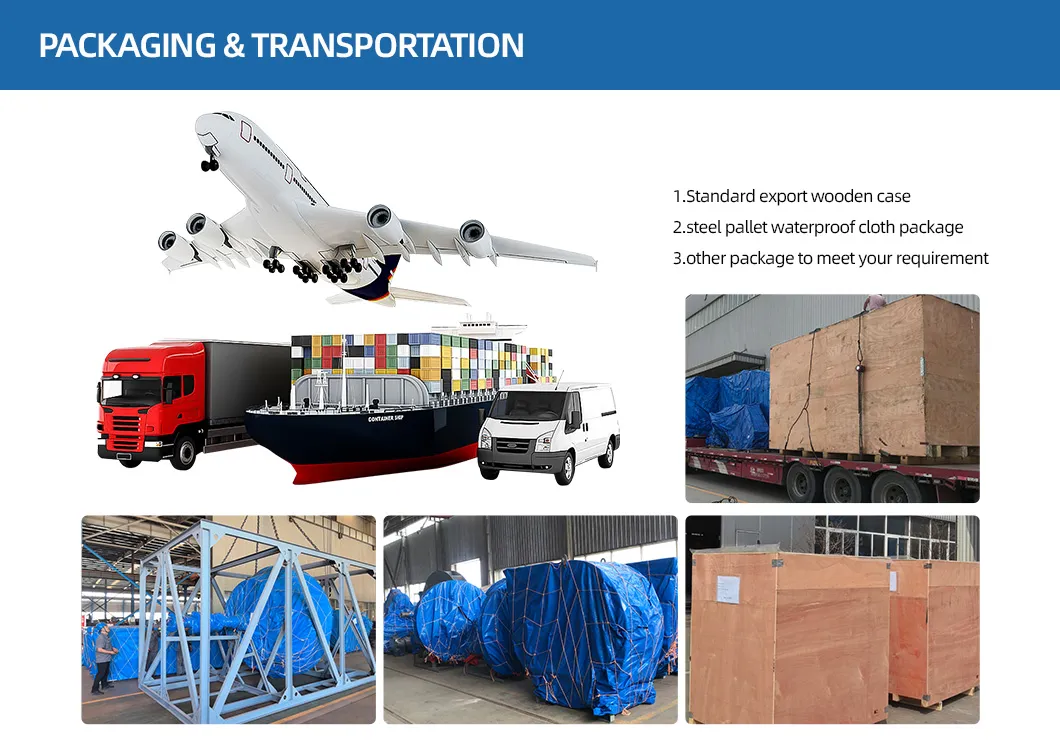 Material de sopro de ventilador centrífugo de 45 kW que transporta grande volume de ar baixa pressão 9