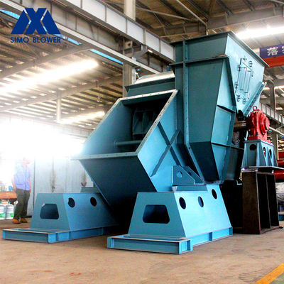 qualidade Ventilador centrífugo industrial de grande volume de ar com motor de alta tensão de 6 kV para aplicações de trabalho pesado Fábrica