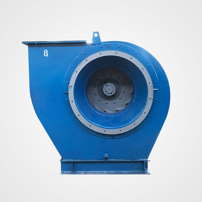 Qualidade Ventilador centrífugo industrial com lâminas de impulsionador resistentes ao desgaste para extração de gases de combustão a altas temperaturas e projeto de lâminas de impulsionador para trás Fábrica
